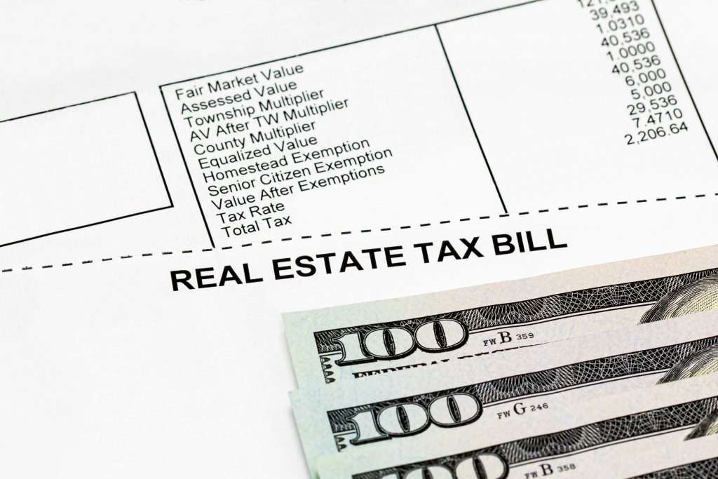 Real estate property tax bill - when to protest property taxes