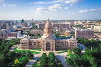 Aerial of Austin Texas - learn about prop q